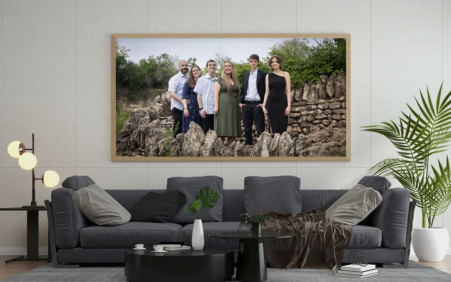 Fine art print of family portrait